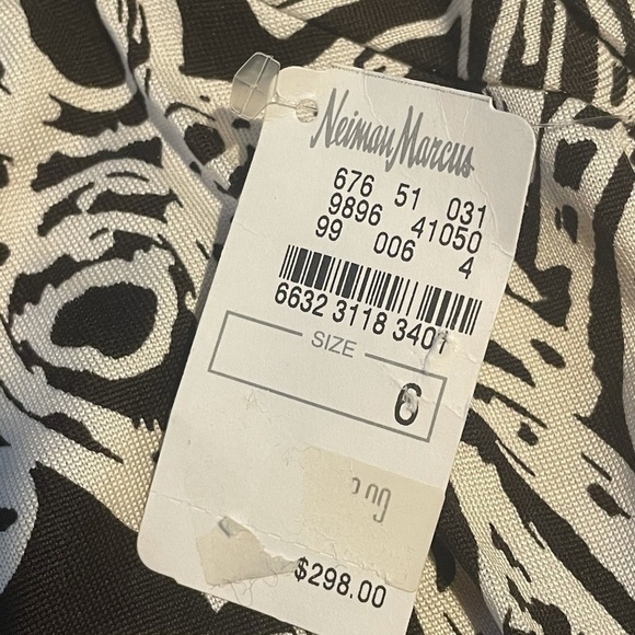 DVF Diane Von Furstenberg ROCCO Silk Jersey Dress Tribal Tattoo New NWT size 6 - Picture 6 of 12